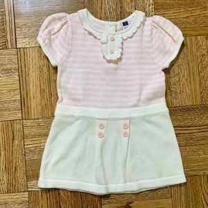Janie and Jack pink sweater dress (6-12M)